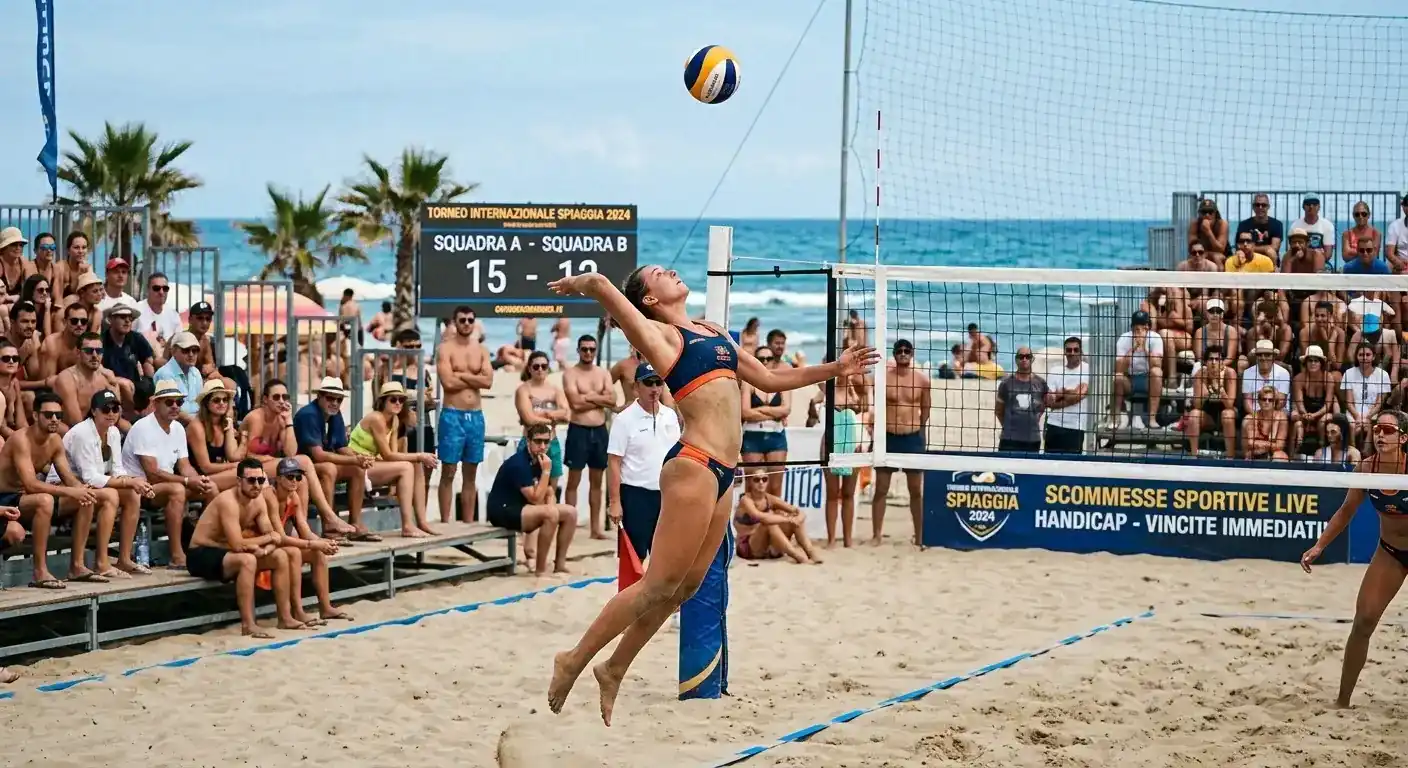 Handicap punti e set nelle scommesse sul beach volley
