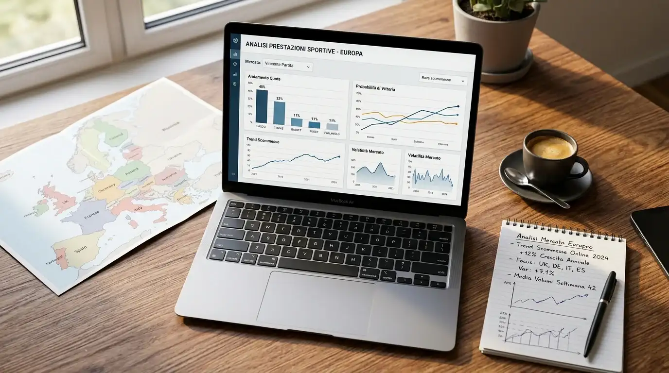 Panoramica del mercato europeo delle scommesse sportive online